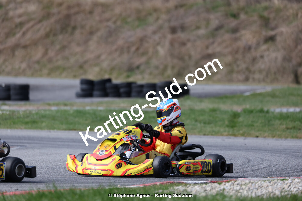 9 & 10/03/2024 : 1ère manche du Championnat du Sud au circuit d’Aigues-Vives (photos Stéphane Agnus) 2024 — karting