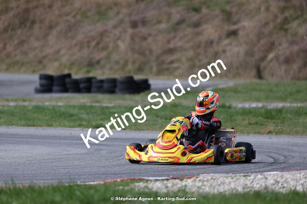 9 & 10/03/2024 : 1ère manche du Championnat du Sud au circuit d’Aigues-Vives (photos Stéphane Agnus) 2024 — karting