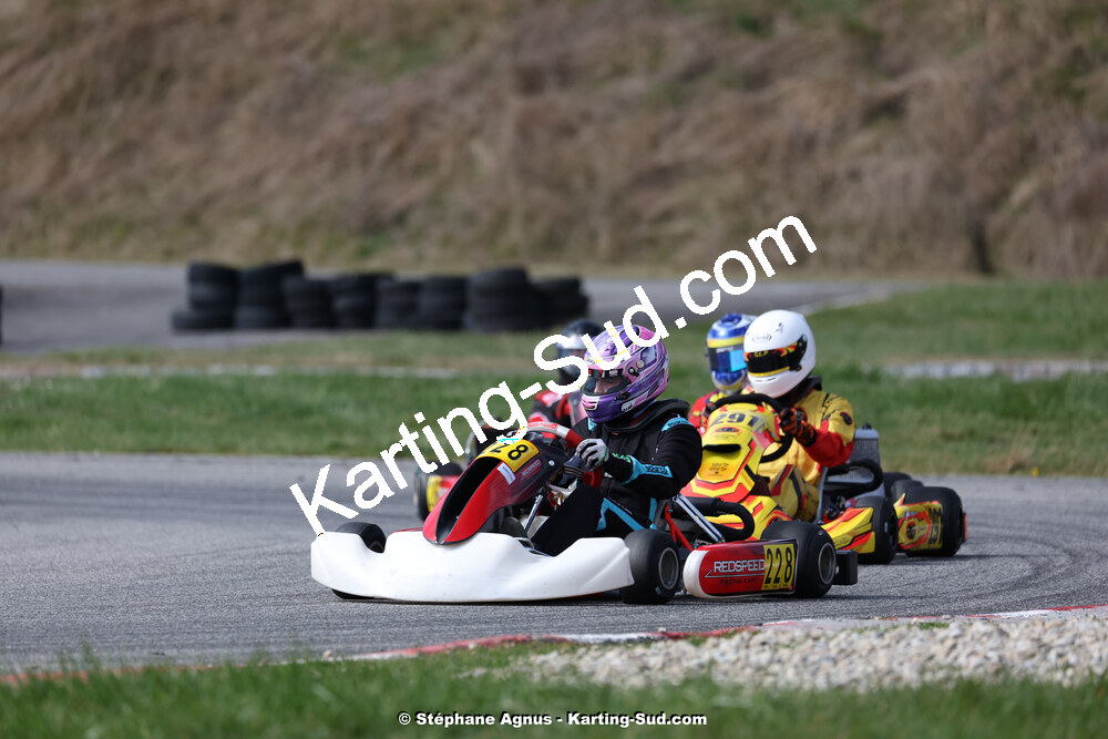 9 & 10/03/2024 : 1ère manche du Championnat du Sud au circuit d’Aigues-Vives (photos Stéphane Agnus) 2024 — karting