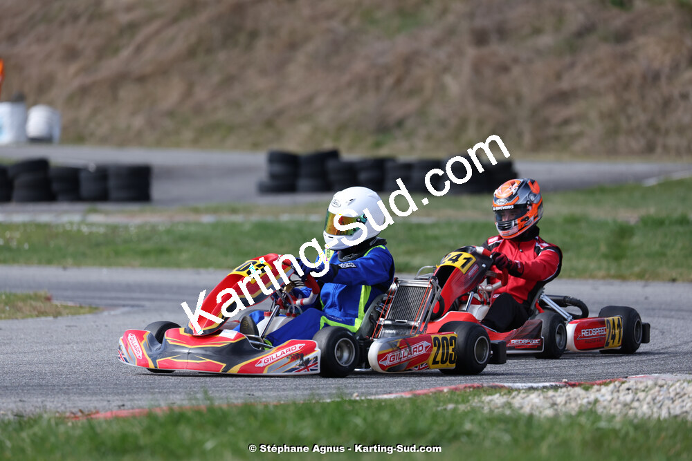 9 & 10/03/2024 : 1ère manche du Championnat du Sud au circuit d’Aigues-Vives (photos Stéphane Agnus) 2024 — karting