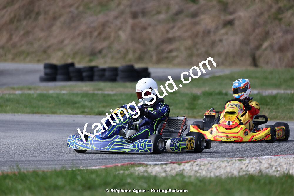 9 & 10/03/2024 : 1ère manche du Championnat du Sud au circuit d’Aigues-Vives (photos Stéphane Agnus) 2024 — karting