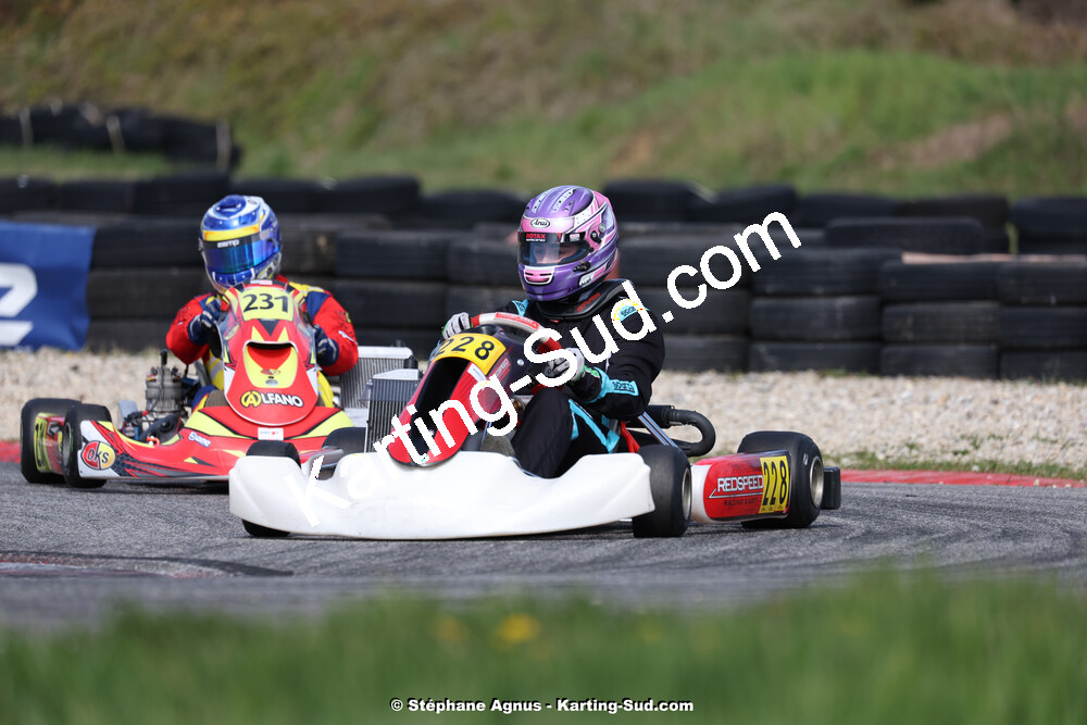 9 & 10/03/2024 : 1ère manche du Championnat du Sud au circuit d’Aigues-Vives (photos Stéphane Agnus) 2024 — karting