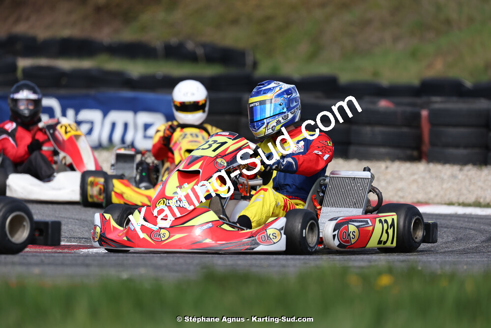 9 & 10/03/2024 : 1ère manche du Championnat du Sud au circuit d’Aigues-Vives (photos Stéphane Agnus) 2024 — karting