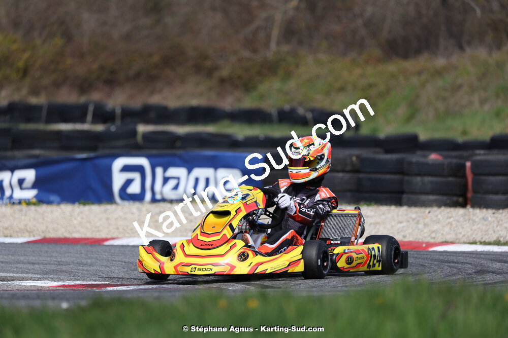 9 & 10/03/2024 : 1ère manche du Championnat du Sud au circuit d’Aigues-Vives (photos Stéphane Agnus) 2024 — karting