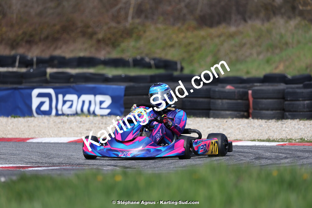 9 & 10/03/2024 : 1ère manche du Championnat du Sud au circuit d’Aigues-Vives (photos Stéphane Agnus) 2024 — karting