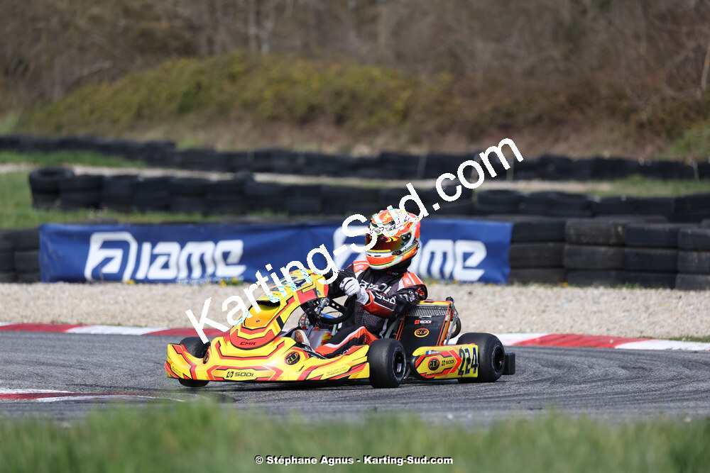 9 & 10/03/2024 : 1ère manche du Championnat du Sud au circuit d’Aigues-Vives (photos Stéphane Agnus) 2024 — karting