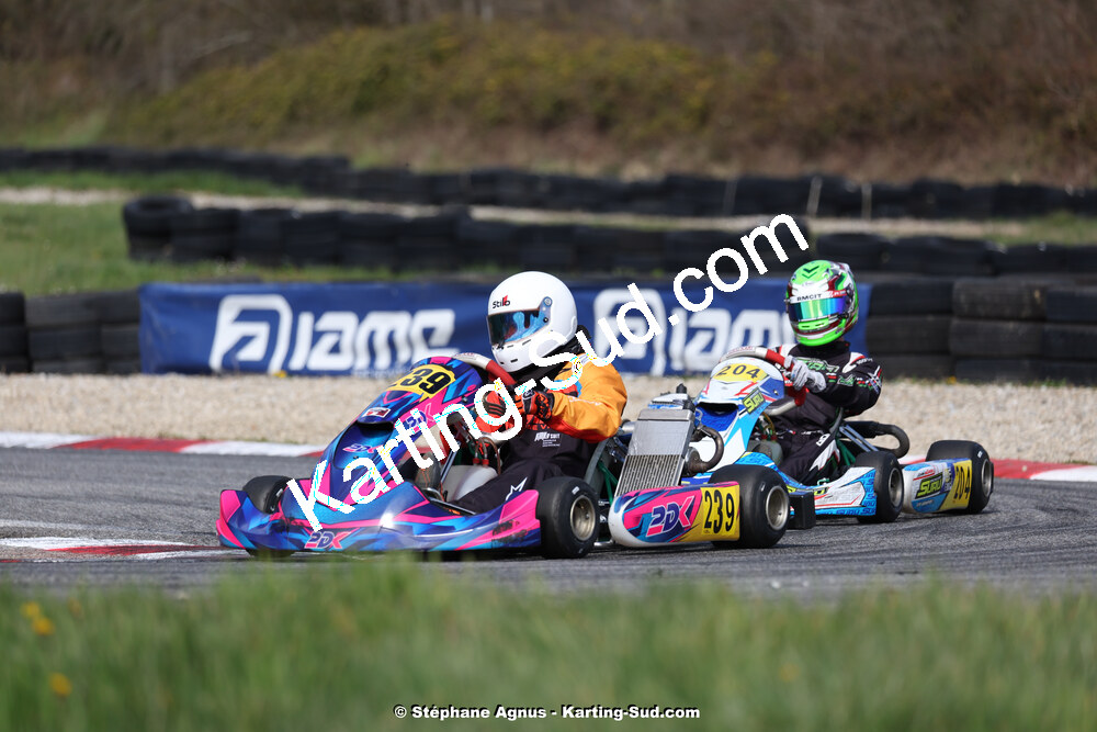 9 & 10/03/2024 : 1ère manche du Championnat du Sud au circuit d’Aigues-Vives (photos Stéphane Agnus) 2024 — karting