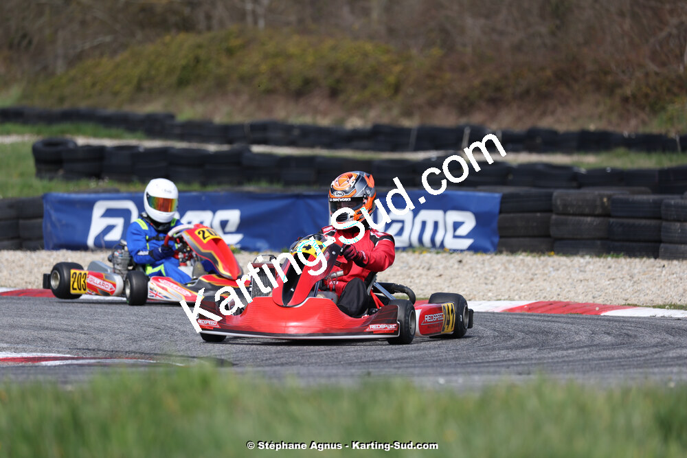 9 & 10/03/2024 : 1ère manche du Championnat du Sud au circuit d’Aigues-Vives (photos Stéphane Agnus) 2024 — karting