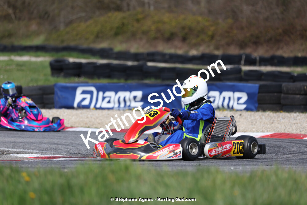 9 & 10/03/2024 : 1ère manche du Championnat du Sud au circuit d’Aigues-Vives (photos Stéphane Agnus) 2024 — karting