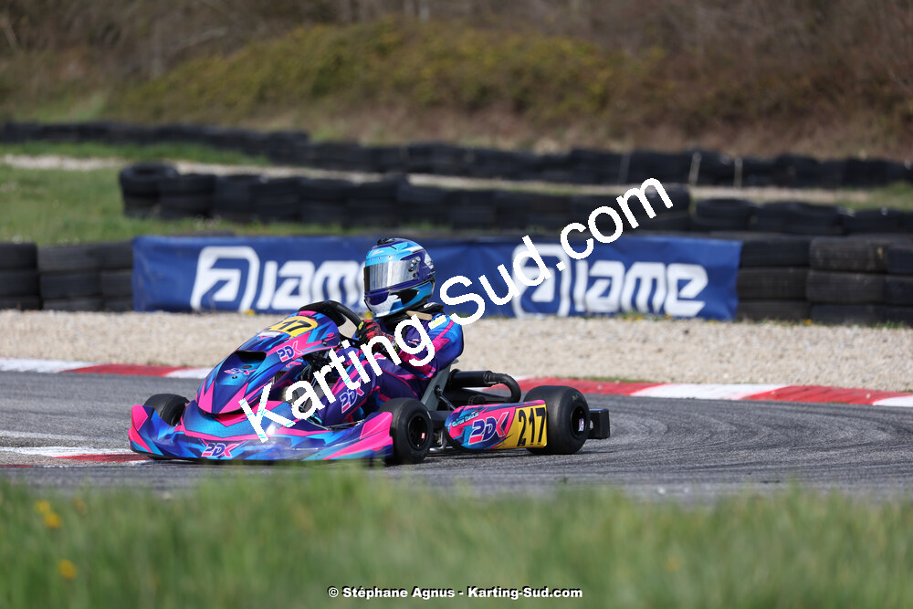9 & 10/03/2024 : 1ère manche du Championnat du Sud au circuit d’Aigues-Vives (photos Stéphane Agnus) 2024 — karting