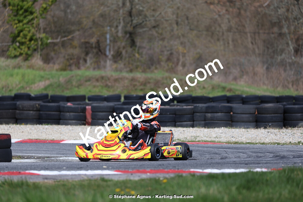 9 & 10/03/2024 : 1ère manche du Championnat du Sud au circuit d’Aigues-Vives (photos Stéphane Agnus) 2024 — karting