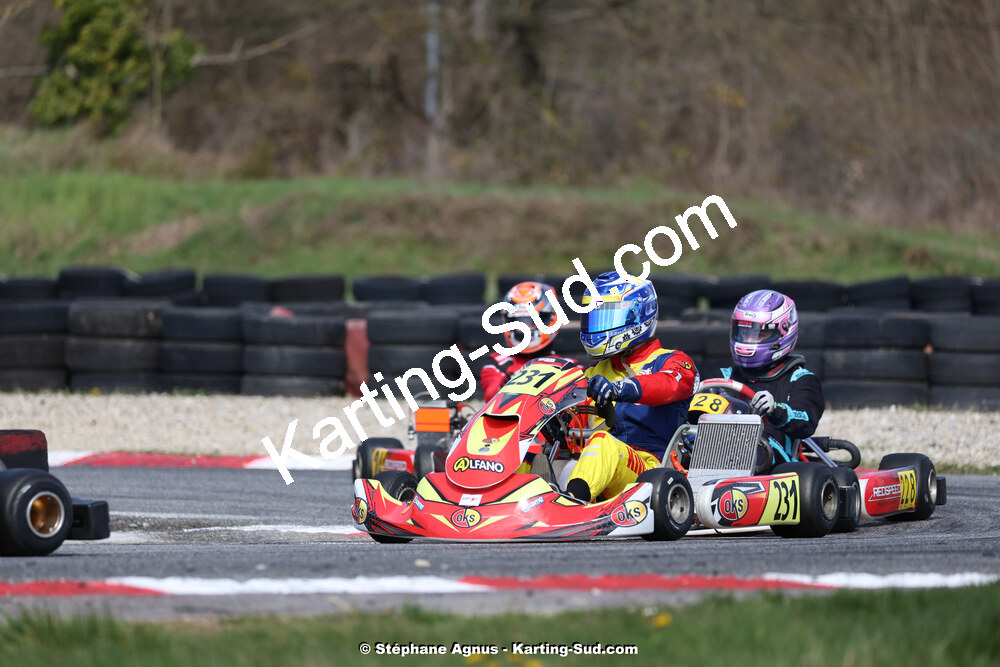 9 & 10/03/2024 : 1ère manche du Championnat du Sud au circuit d’Aigues-Vives (photos Stéphane Agnus) 2024 — karting