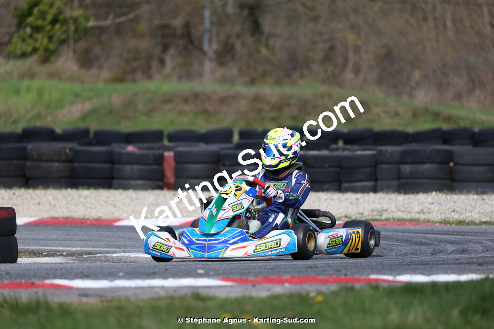 9 & 10/03/2024 : 1ère manche du Championnat du Sud au circuit d’Aigues-Vives (photos Stéphane Agnus) 2024 — karting