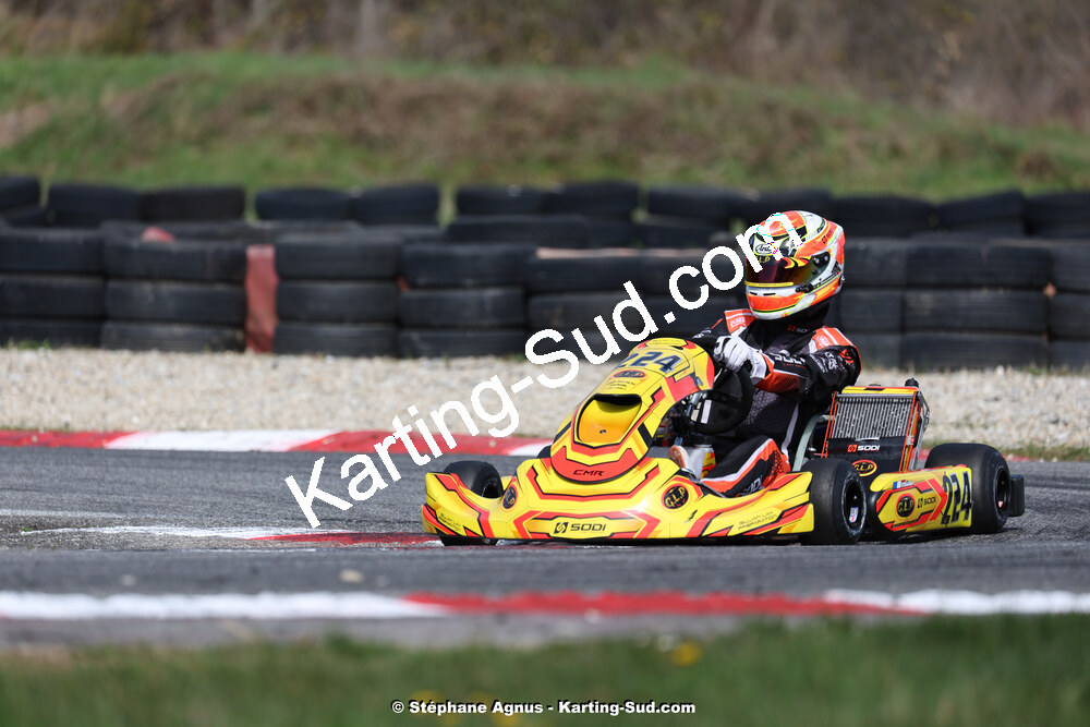 9 & 10/03/2024 : 1ère manche du Championnat du Sud au circuit d’Aigues-Vives (photos Stéphane Agnus) 2024 — karting