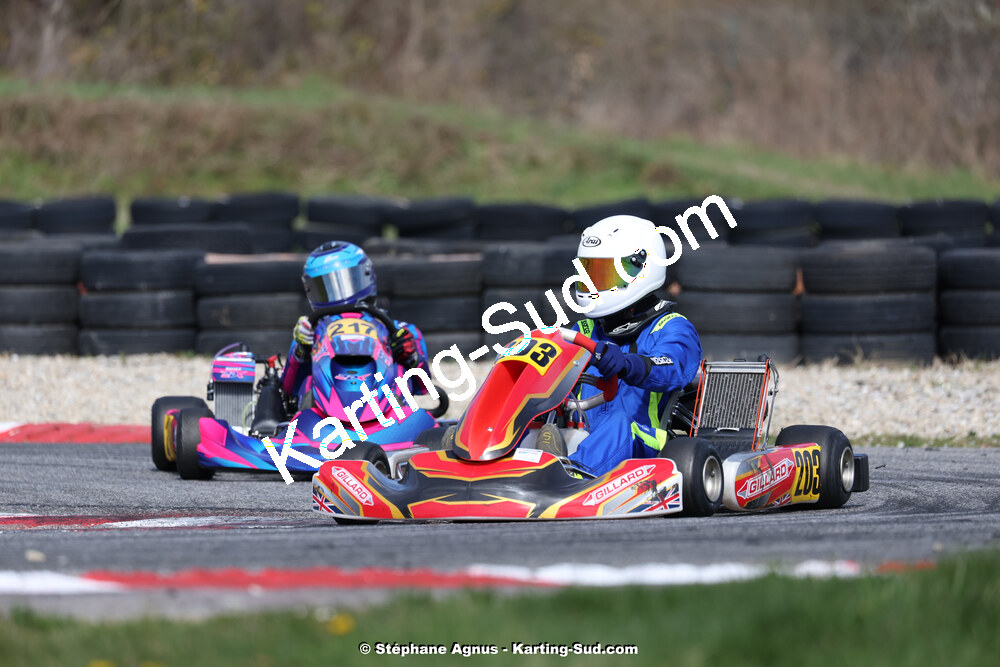 9 & 10/03/2024 : 1ère manche du Championnat du Sud au circuit d’Aigues-Vives (photos Stéphane Agnus) 2024 — karting