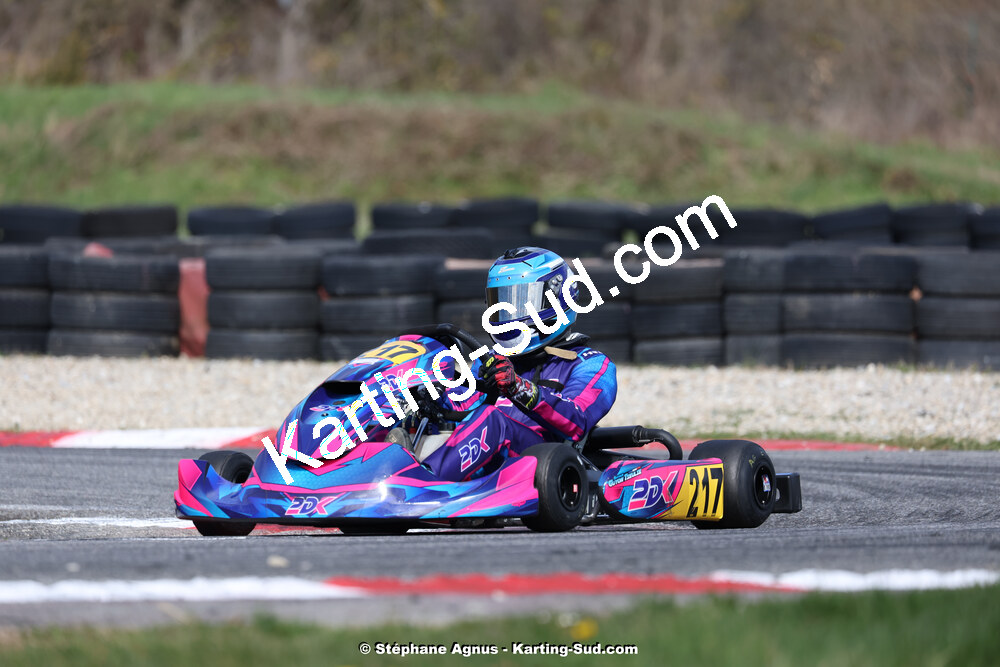 9 & 10/03/2024 : 1ère manche du Championnat du Sud au circuit d’Aigues-Vives (photos Stéphane Agnus) 2024 — karting