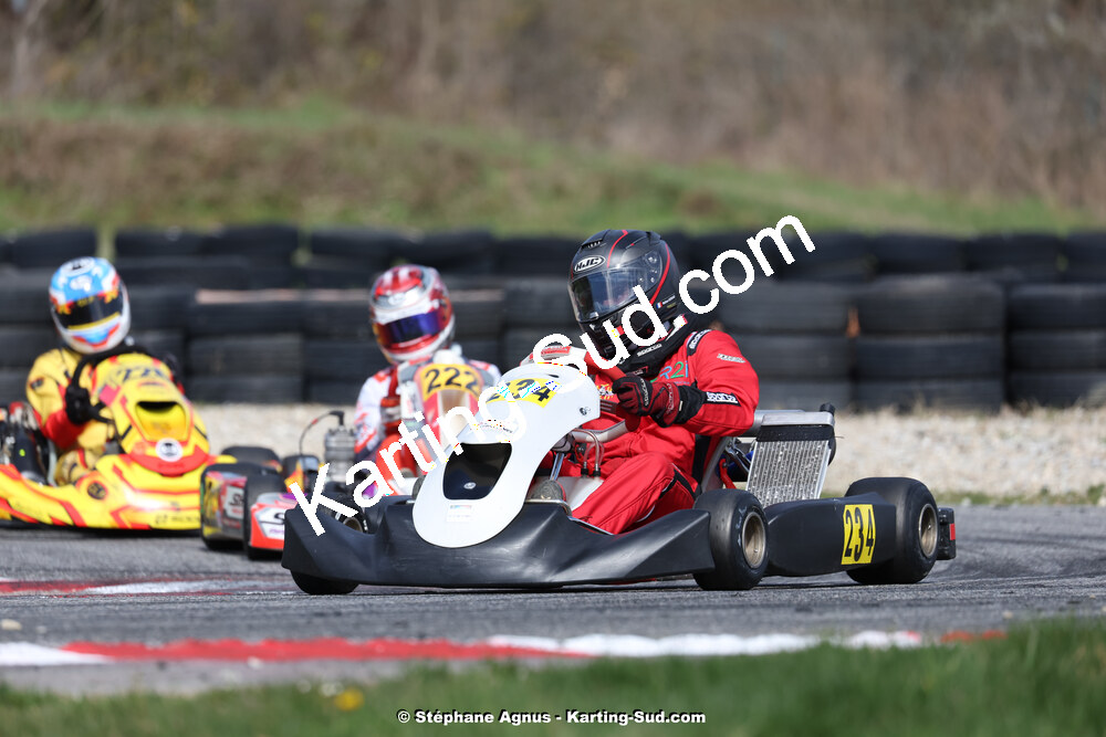 9 & 10/03/2024 : 1ère manche du Championnat du Sud au circuit d’Aigues-Vives (photos Stéphane Agnus) 2024 — karting