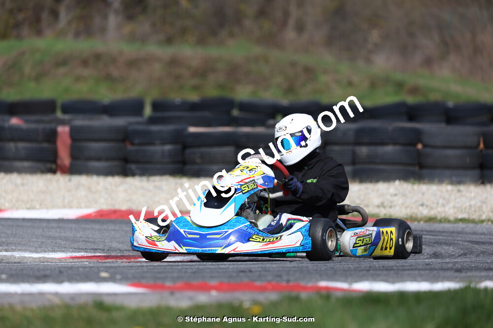9 & 10/03/2024 : 1ère manche du Championnat du Sud au circuit d’Aigues-Vives (photos Stéphane Agnus) 2024 — karting
