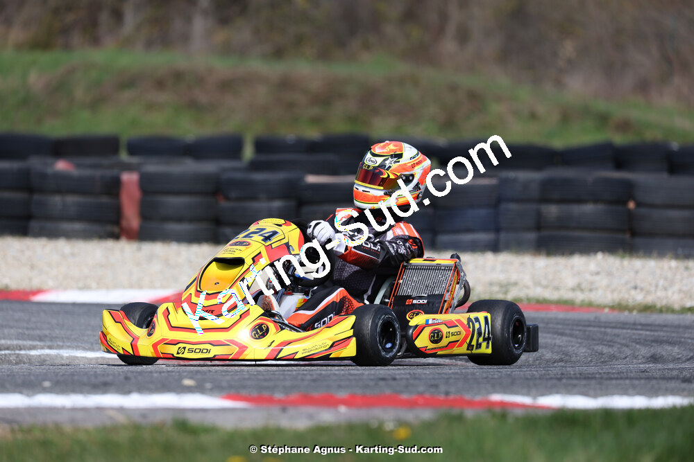 9 & 10/03/2024 : 1ère manche du Championnat du Sud au circuit d’Aigues-Vives (photos Stéphane Agnus) 2024 — karting