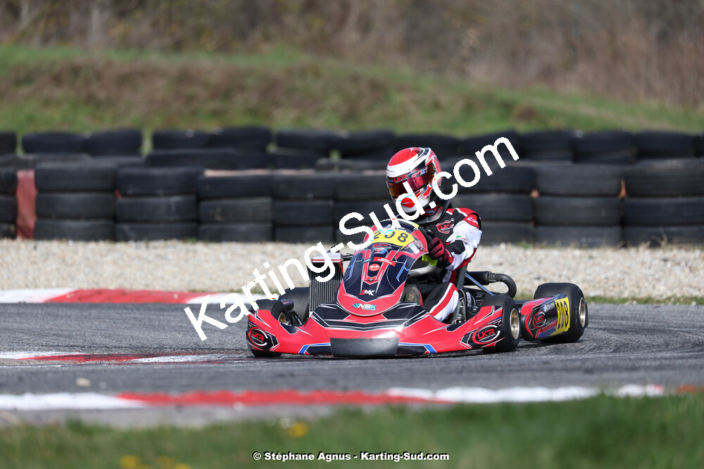 9 & 10/03/2024 : 1ère manche du Championnat du Sud au circuit d’Aigues-Vives (photos Stéphane Agnus) 2024 — karting