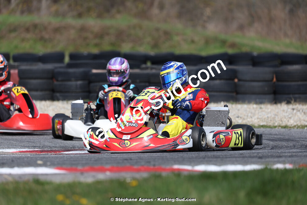 9 & 10/03/2024 : 1ère manche du Championnat du Sud au circuit d’Aigues-Vives (photos Stéphane Agnus) 2024 — karting