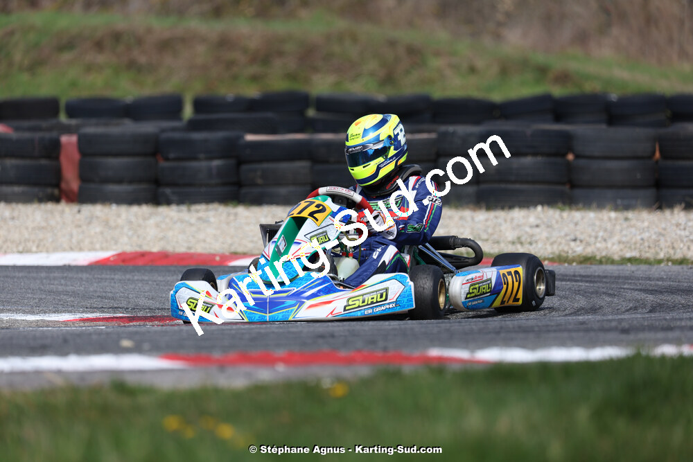 9 & 10/03/2024 : 1ère manche du Championnat du Sud au circuit d’Aigues-Vives (photos Stéphane Agnus) 2024 — karting