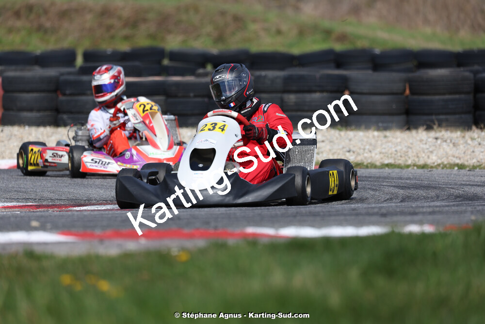 9 & 10/03/2024 : 1ère manche du Championnat du Sud au circuit d’Aigues-Vives (photos Stéphane Agnus) 2024 — karting