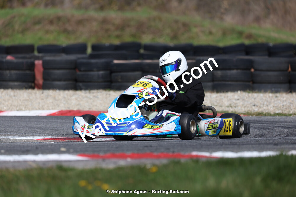 9 & 10/03/2024 : 1ère manche du Championnat du Sud au circuit d’Aigues-Vives (photos Stéphane Agnus) 2024 — karting