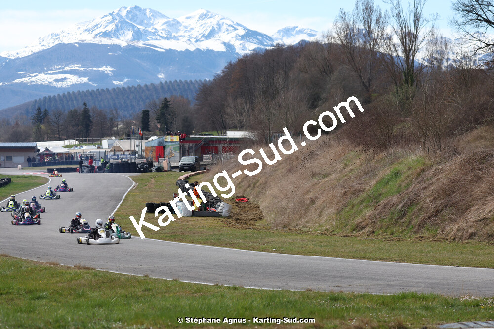 9 & 10/03/2024 : 1ère manche du Championnat du Sud au circuit d’Aigues-Vives (photos Stéphane Agnus) 2024 — karting