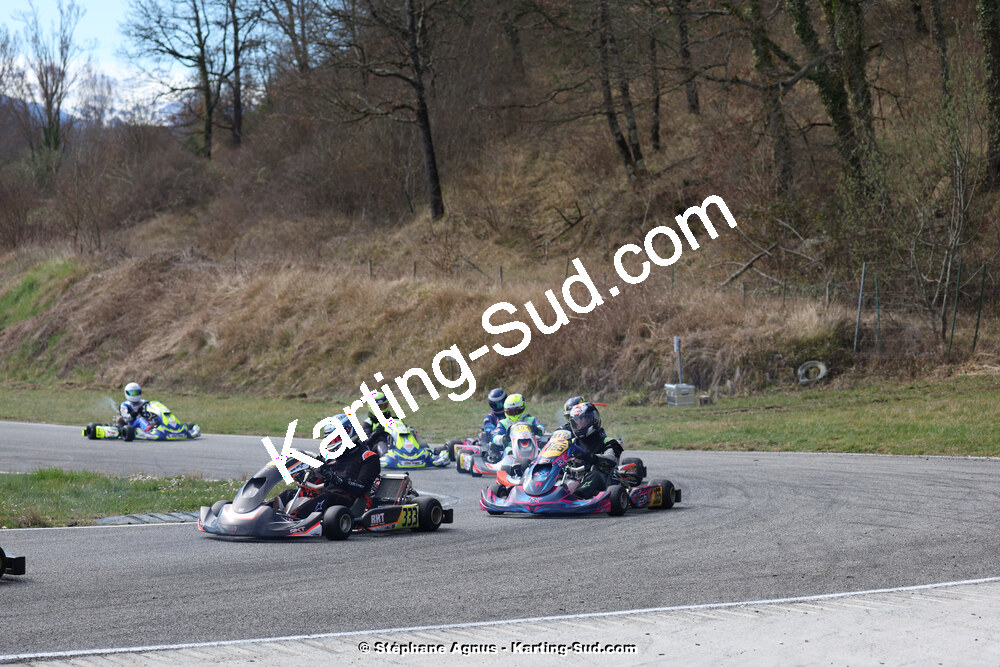 9 & 10/03/2024 : 1ère manche du Championnat du Sud au circuit d’Aigues-Vives (photos Stéphane Agnus) 2024 — karting