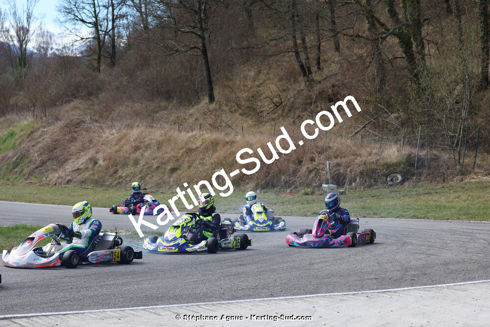9 & 10/03/2024 : 1ère manche du Championnat du Sud au circuit d’Aigues-Vives (photos Stéphane Agnus) 2024 — karting