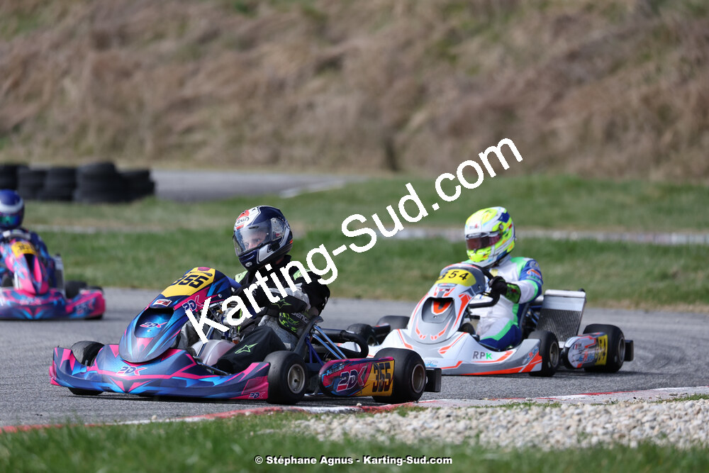 9 & 10/03/2024 : 1ère manche du Championnat du Sud au circuit d’Aigues-Vives (photos Stéphane Agnus) 2024 — karting