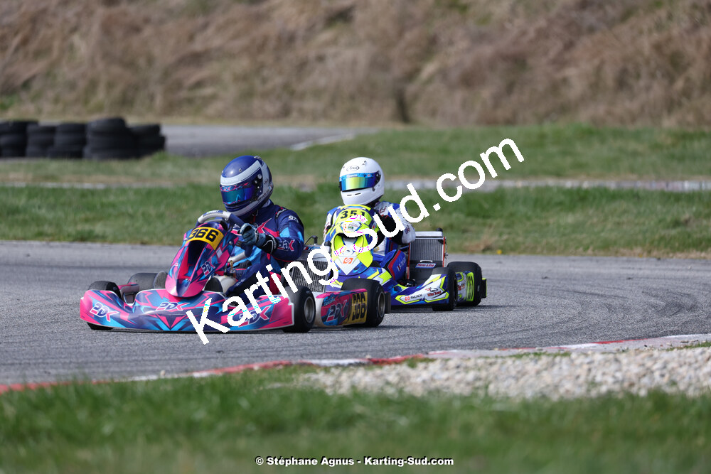 9 & 10/03/2024 : 1ère manche du Championnat du Sud au circuit d’Aigues-Vives (photos Stéphane Agnus) 2024 — karting