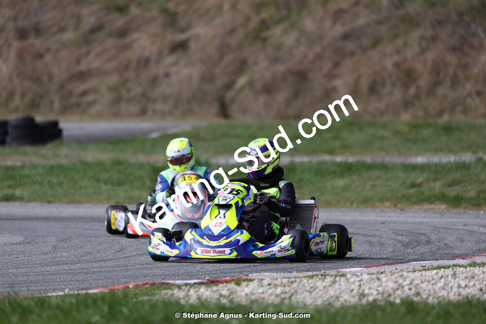 9 & 10/03/2024 : 1ère manche du Championnat du Sud au circuit d’Aigues-Vives (photos Stéphane Agnus) 2024 — karting
