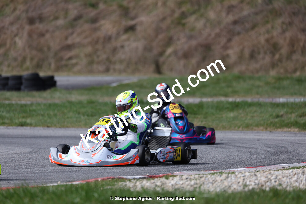 9 & 10/03/2024 : 1ère manche du Championnat du Sud au circuit d’Aigues-Vives (photos Stéphane Agnus) 2024 — karting