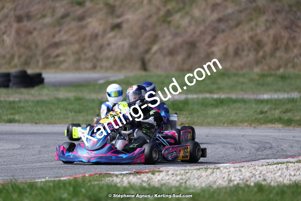 9 & 10/03/2024 : 1ère manche du Championnat du Sud au circuit d’Aigues-Vives (photos Stéphane Agnus) 2024 — karting