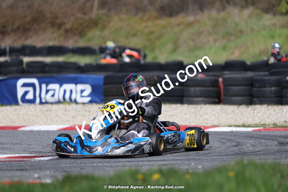 9 & 10/03/2024 : 1ère manche du Championnat du Sud au circuit d’Aigues-Vives (photos Stéphane Agnus) 2024 — karting