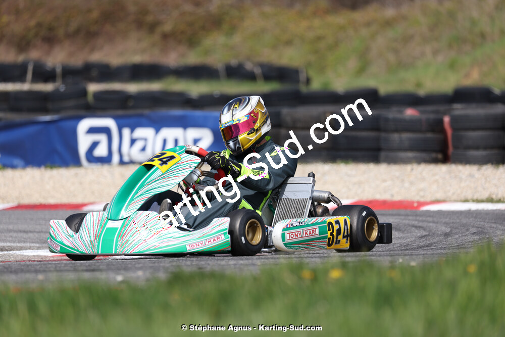 9 & 10/03/2024 : 1ère manche du Championnat du Sud au circuit d’Aigues-Vives (photos Stéphane Agnus) 2024 — karting