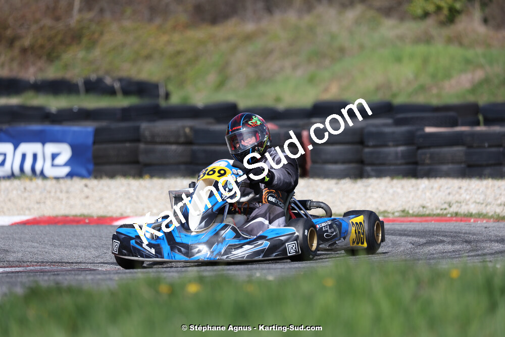 9 & 10/03/2024 : 1ère manche du Championnat du Sud au circuit d’Aigues-Vives (photos Stéphane Agnus) 2024 — karting
