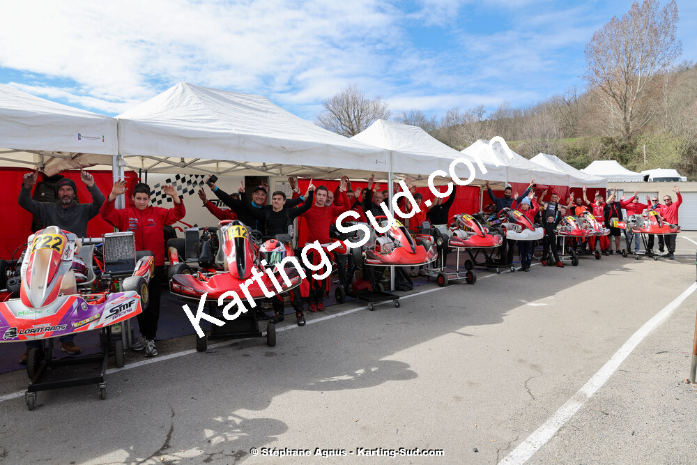 9 & 10/03/2024 : 1ère manche du Championnat du Sud au circuit d’Aigues-Vives (photos Stéphane Agnus) 2024 — karting