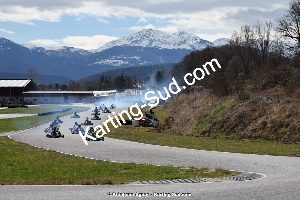 9 & 10/03/2024 : 1ère manche du Championnat du Sud au circuit d’Aigues-Vives (photos Stéphane Agnus) 2024 — karting