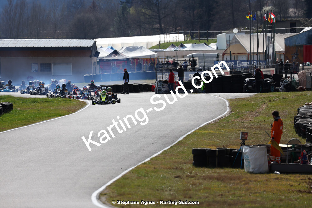 9 & 10/03/2024 : 1ère manche du Championnat du Sud au circuit d’Aigues-Vives (photos Stéphane Agnus) 2024 — karting