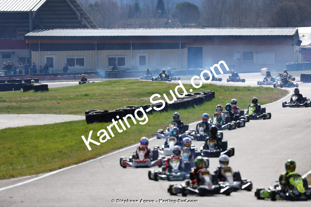9 & 10/03/2024 : 1ère manche du Championnat du Sud au circuit d’Aigues-Vives (photos Stéphane Agnus) 2024 — karting