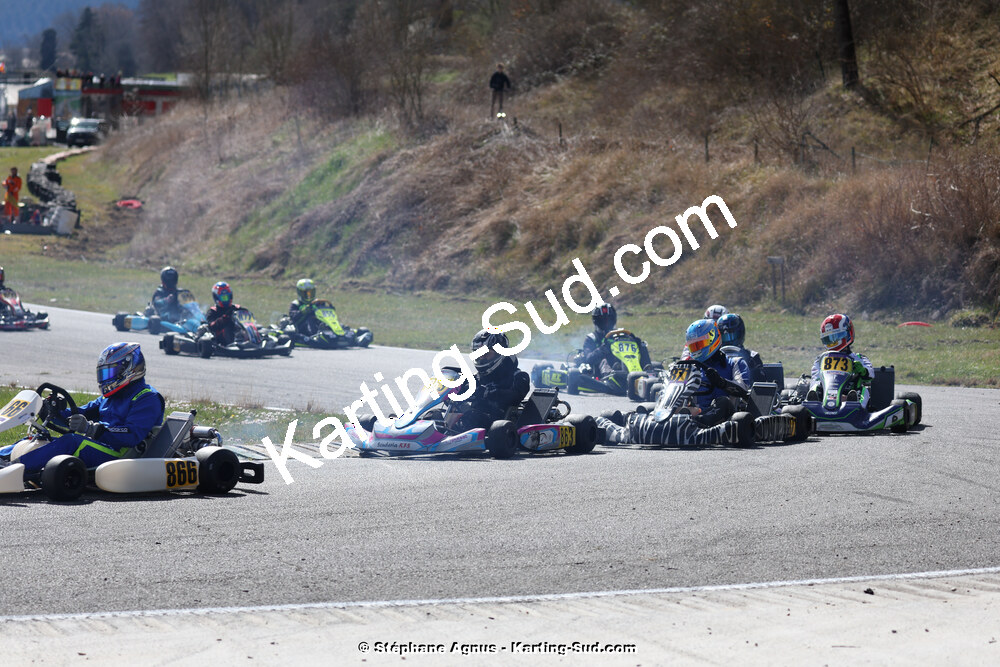 9 & 10/03/2024 : 1ère manche du Championnat du Sud au circuit d’Aigues-Vives (photos Stéphane Agnus) 2024 — karting
