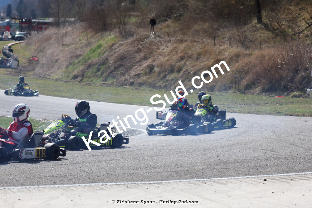 9 & 10/03/2024 : 1ère manche du Championnat du Sud au circuit d’Aigues-Vives (photos Stéphane Agnus) 2024 — karting