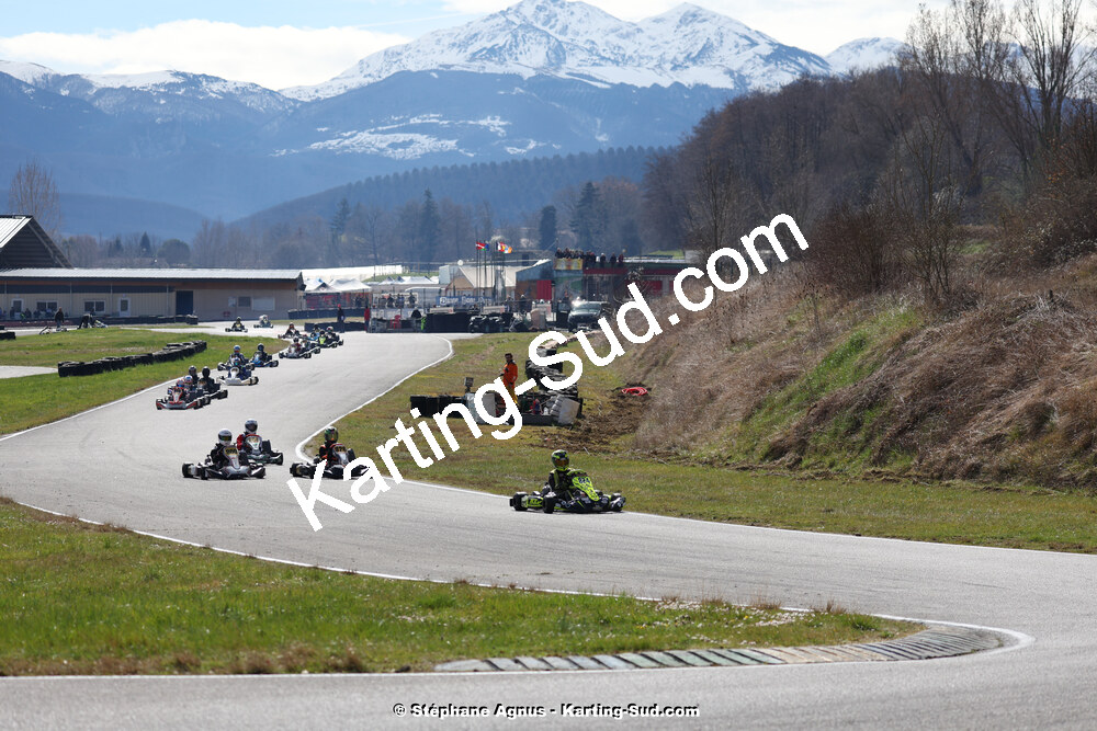 9 & 10/03/2024 : 1ère manche du Championnat du Sud au circuit d’Aigues-Vives (photos Stéphane Agnus) 2024 — karting