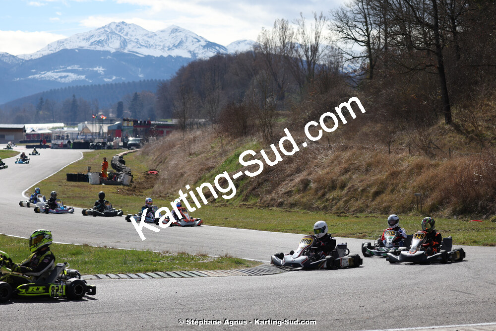 9 & 10/03/2024 : 1ère manche du Championnat du Sud au circuit d’Aigues-Vives (photos Stéphane Agnus) 2024 — karting