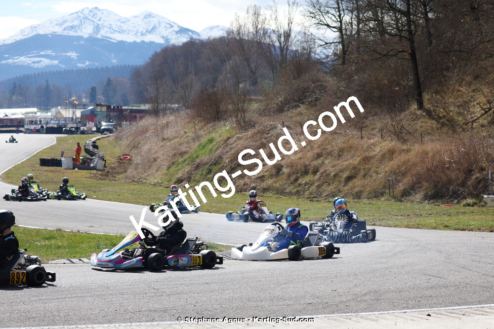 9 & 10/03/2024 : 1ère manche du Championnat du Sud au circuit d’Aigues-Vives (photos Stéphane Agnus) 2024 — karting