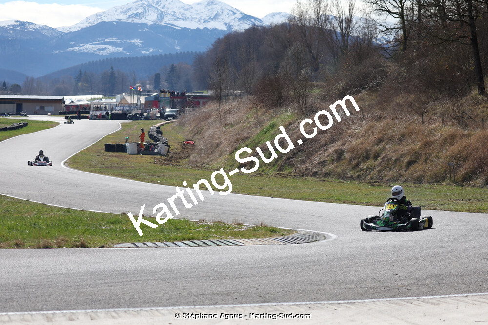 9 & 10/03/2024 : 1ère manche du Championnat du Sud au circuit d’Aigues-Vives (photos Stéphane Agnus) 2024 — karting
