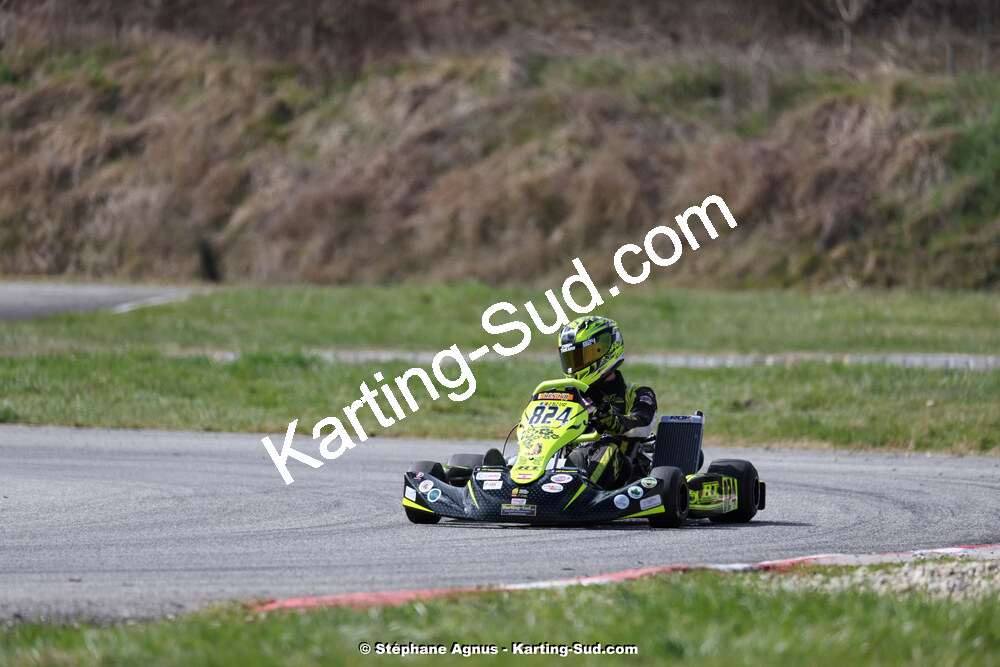 9 & 10/03/2024 : 1ère manche du Championnat du Sud au circuit d’Aigues-Vives (photos Stéphane Agnus) 2024 — karting